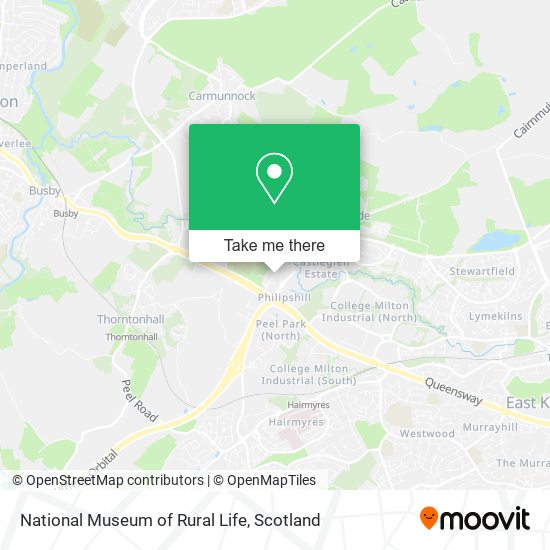 National Museum of Rural Life map