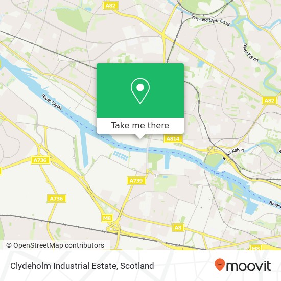 Clydeholm Industrial Estate map