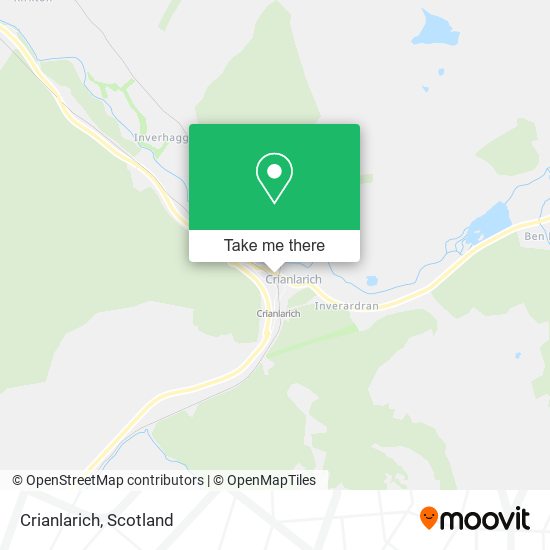 Crianlarich map