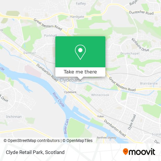 Clyde Retail Park map