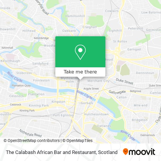 The Calabash African Bar and Restaurant map