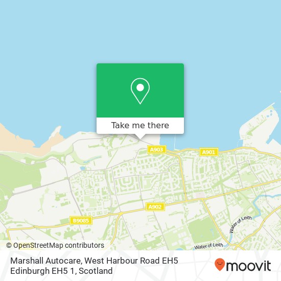 Marshall Autocare, West Harbour Road EH5 Edinburgh EH5 1 map
