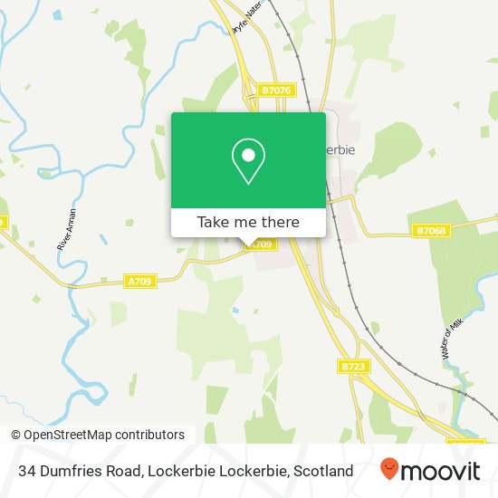 34 Dumfries Road, Lockerbie Lockerbie map