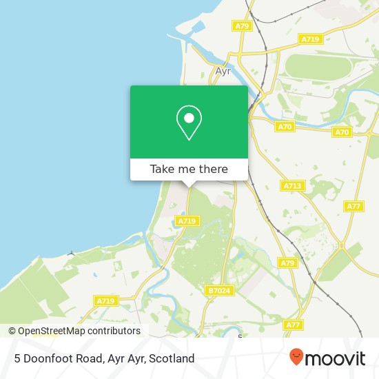 5 Doonfoot Road, Ayr Ayr map