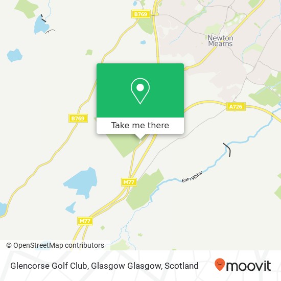 Glencorse Golf Club, Glasgow Glasgow map