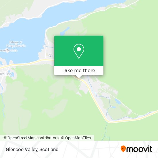 Glencoe Valley map