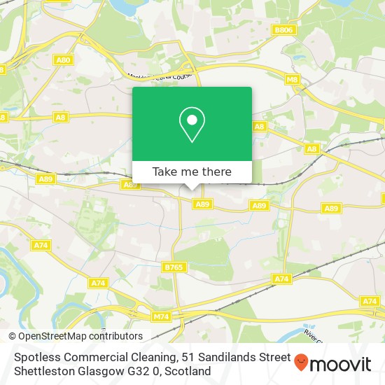 Spotless Commercial Cleaning, 51 Sandilands Street Shettleston Glasgow G32 0 map