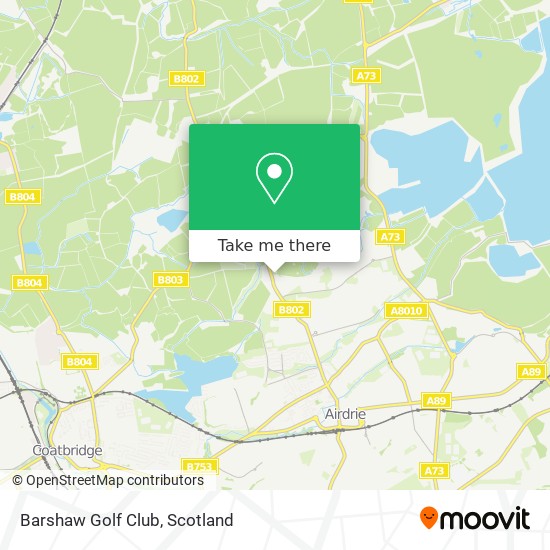 Barshaw Golf Club map