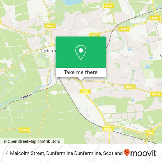 4 Malcolm Street, Dunfermline Dunfermline map