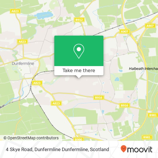 4 Skye Road, Dunfermline Dunfermline map