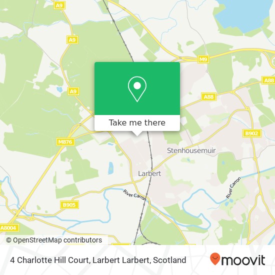 4 Charlotte Hill Court, Larbert Larbert map