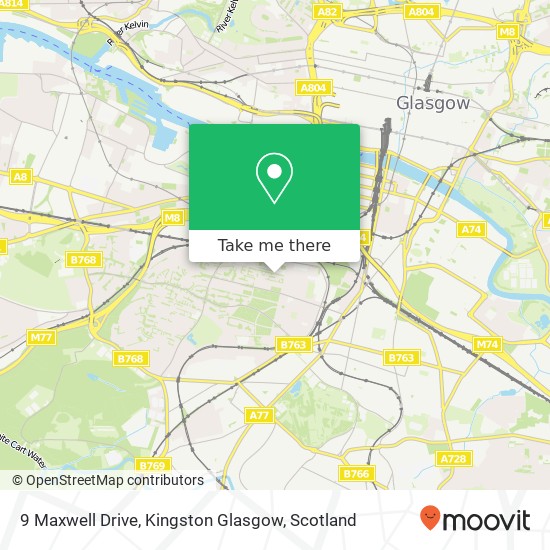 9 Maxwell Drive, Kingston Glasgow map