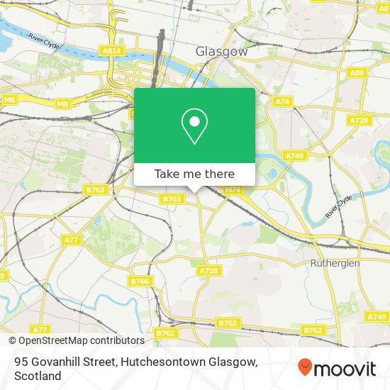 95 Govanhill Street, Hutchesontown Glasgow map