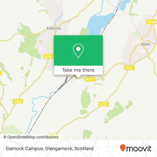 Garnock Campus, Glengarnock map