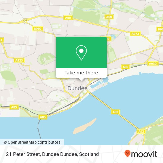 21 Peter Street, Dundee Dundee map