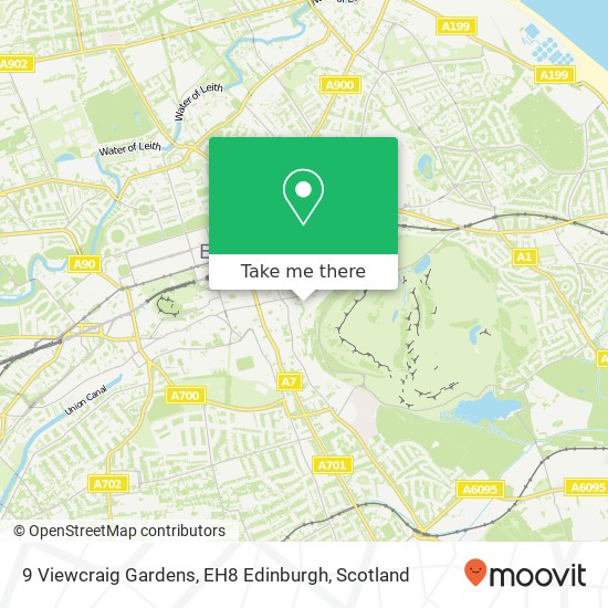 9 Viewcraig Gardens, EH8 Edinburgh map