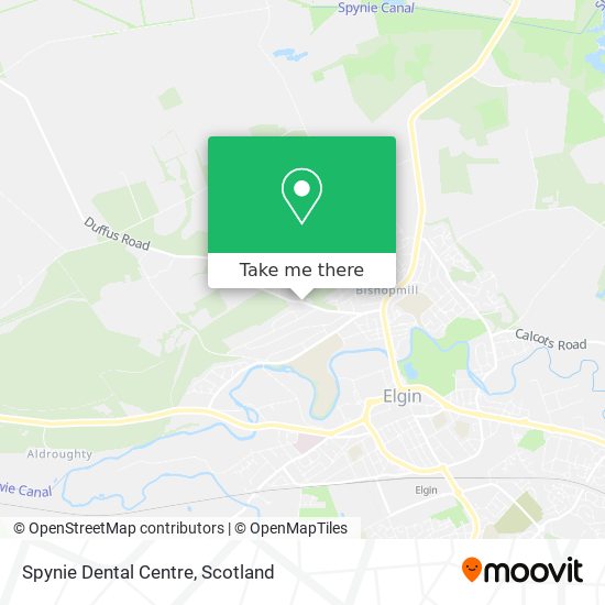 Spynie Dental Centre map