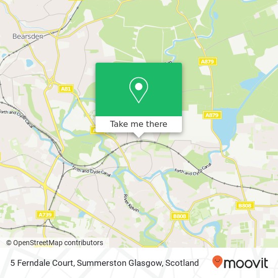 5 Ferndale Court, Summerston Glasgow map