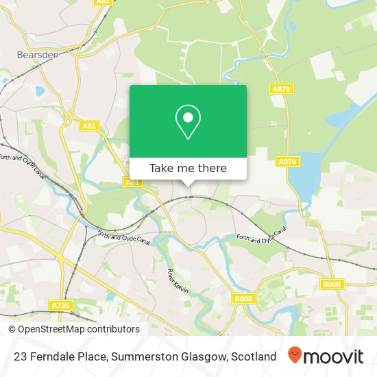 23 Ferndale Place, Summerston Glasgow map
