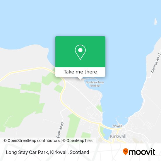 Long Stay Car Park, Kirkwall map