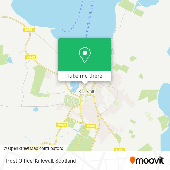 Post Office, Kirkwall map