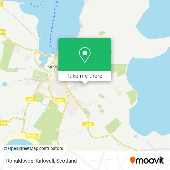 Ronaldsvoe, Kirkwall map