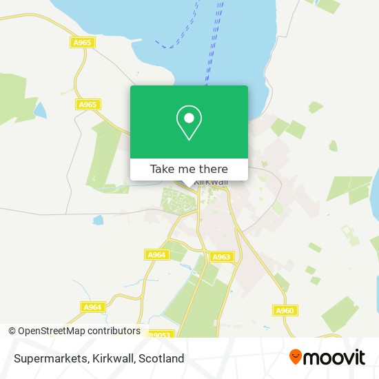 Supermarkets, Kirkwall map