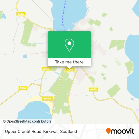 Upper Crantit Road, Kirkwall map