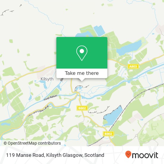 119 Manse Road, Kilsyth Glasgow map