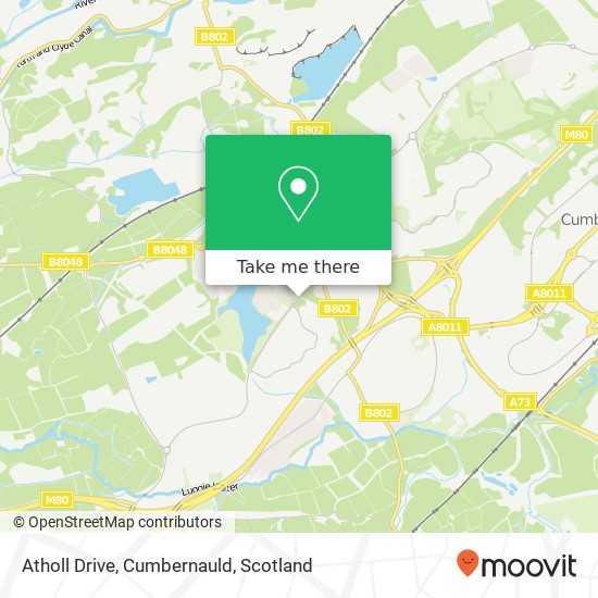 Atholl Drive, Cumbernauld map