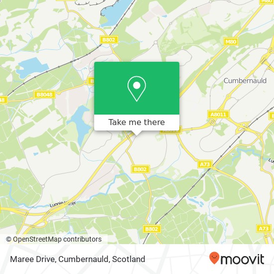 Maree Drive, Cumbernauld map