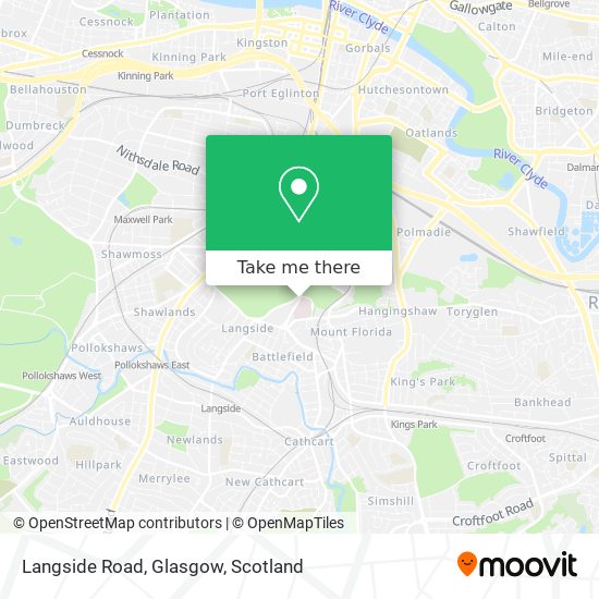 Langside Road, Glasgow map