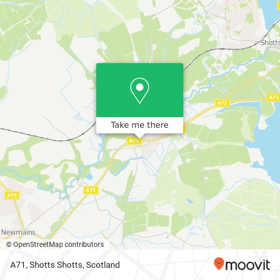 A71, Shotts Shotts map