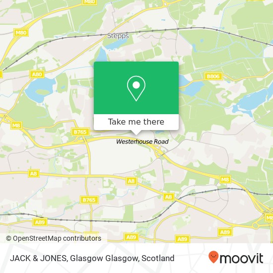 JACK & JONES, Glasgow Glasgow map