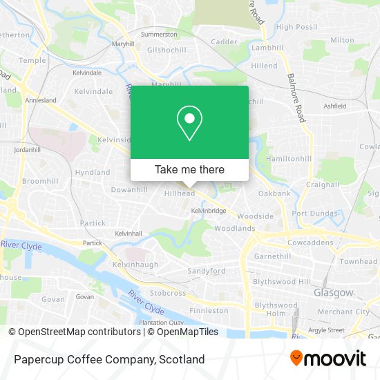 Papercup Coffee Company map