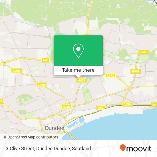 3 Clive Street, Dundee Dundee map