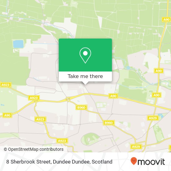 8 Sherbrook Street, Dundee Dundee map