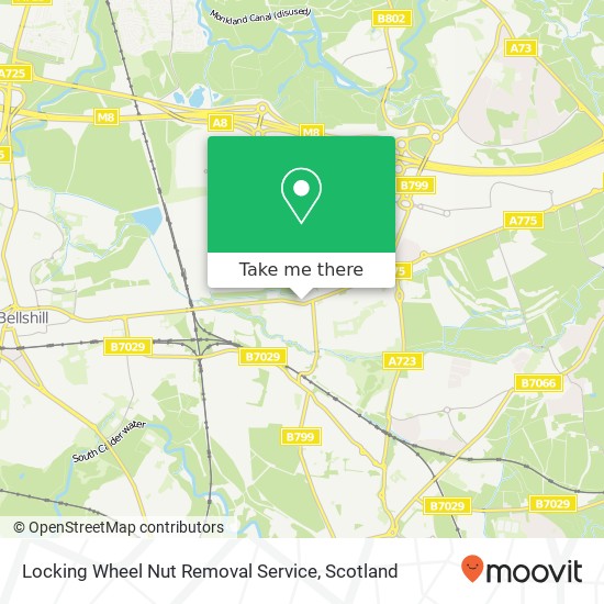 Locking Wheel Nut Removal Service, 7A Main Street Holytown Motherwell ML1 4 map