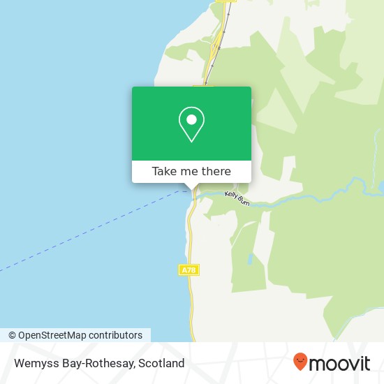 Wemyss Bay-Rothesay map
