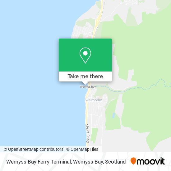 Wemyss Bay Ferry Terminal, Wemyss Bay map