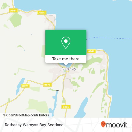 Rothesay-Wemyss Bay map