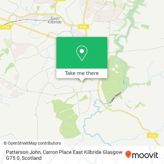 Patterson John, Carron Place East Kilbride Glasgow G75 0 map