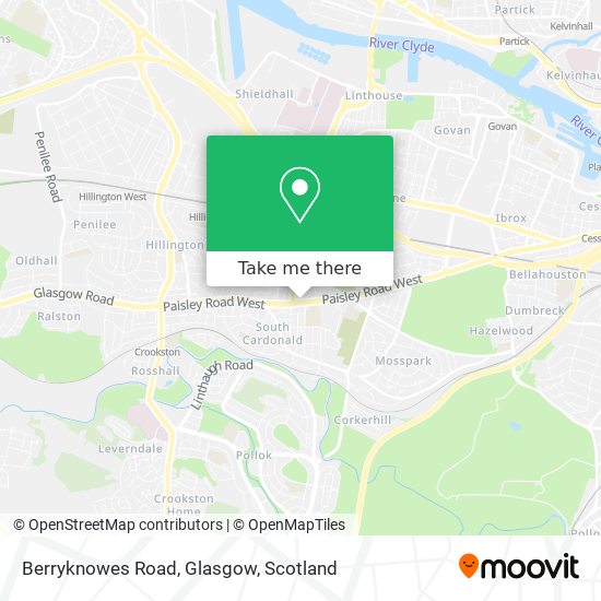Berryknowes Road, Glasgow map