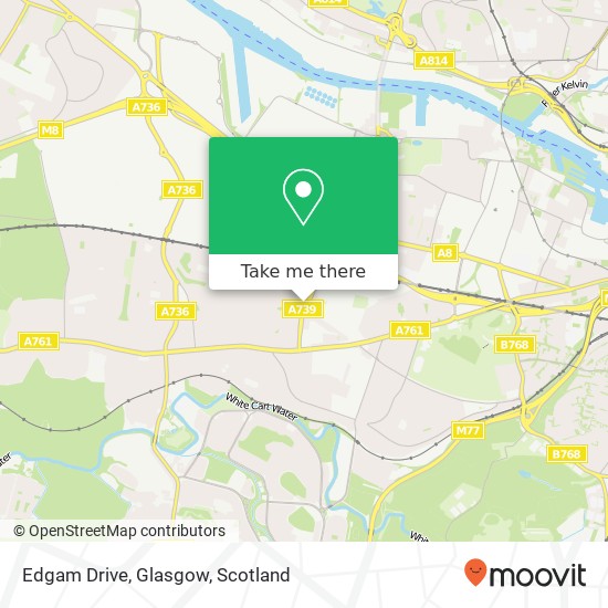Edgam Drive, Glasgow map