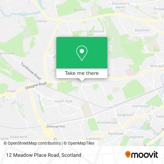 12 Meadow Place Road map