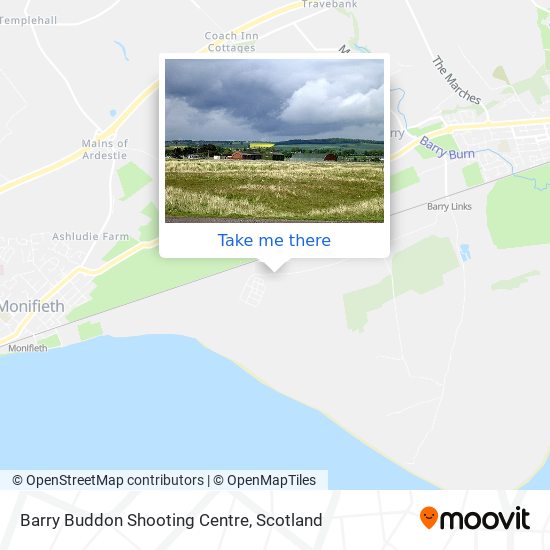 Barry Buddon Shooting Centre map