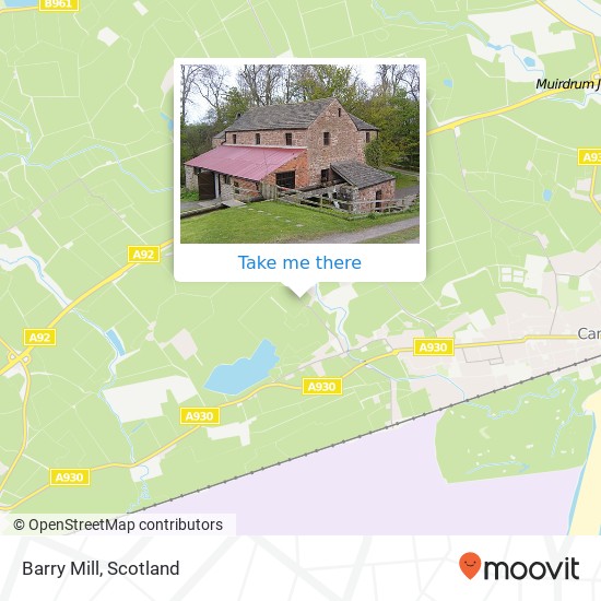 Barry Mill map