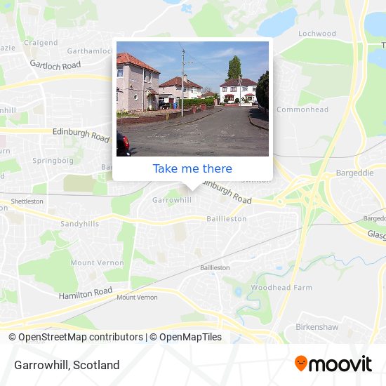 Garrowhill map