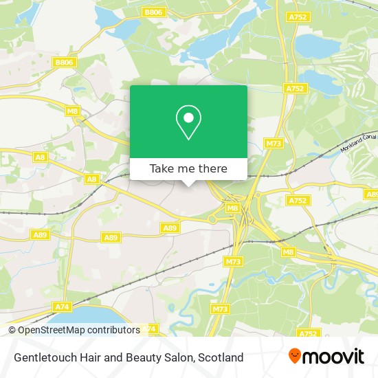 Gentletouch Hair and Beauty Salon map