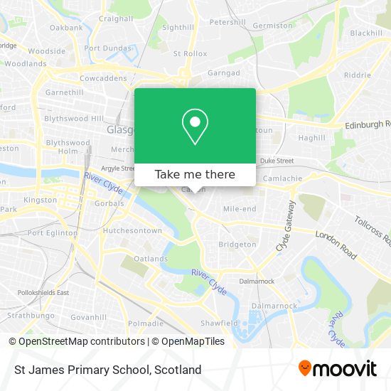 St James Primary School map
